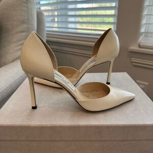 Jimmy Choo Cream-colored Heels